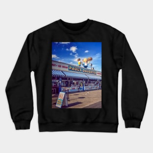 Coney Island walkway, Brooklyn, NYC Crewneck Sweatshirt